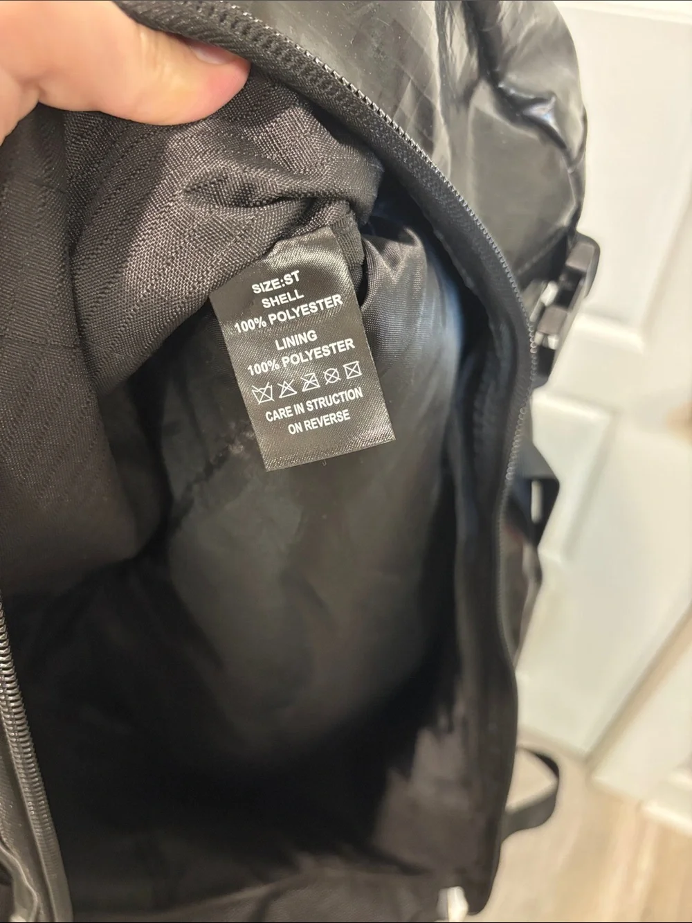 Levi's Black and Red Men's Duffel Bag